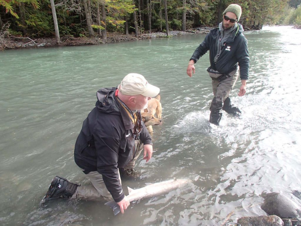 Salmon fishing on the Rincon